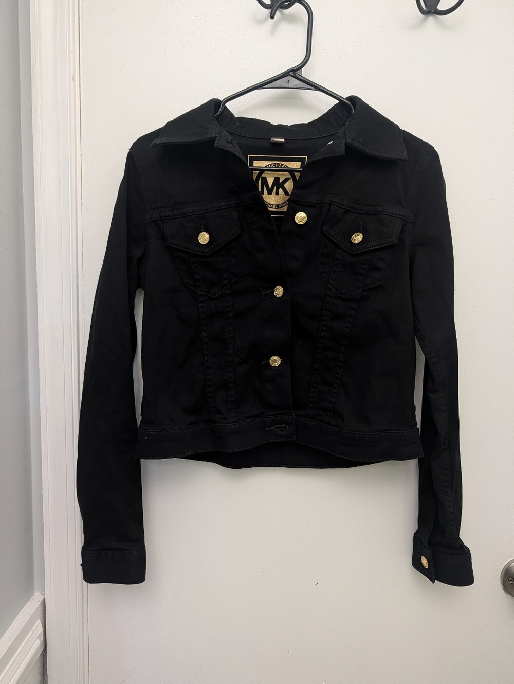 Michael Kors Black Jean Jacket